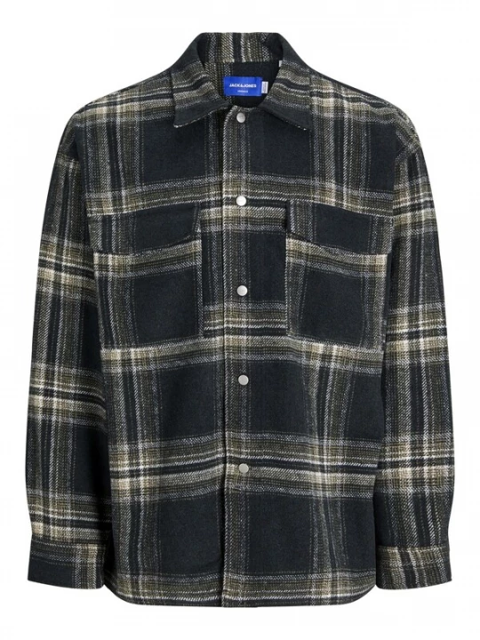 Foto van product JACK & JONES Tussenjas 'JORVesterbro' olijfgroen / zwart / wit