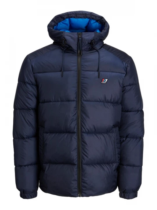 Foto van product JACK & JONES Winterjas blauw / navy / rood / wit