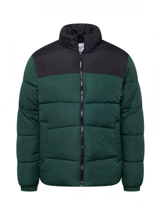 Foto van product JACK & JONES Winterjas 'Chili' donkergroen / zwart