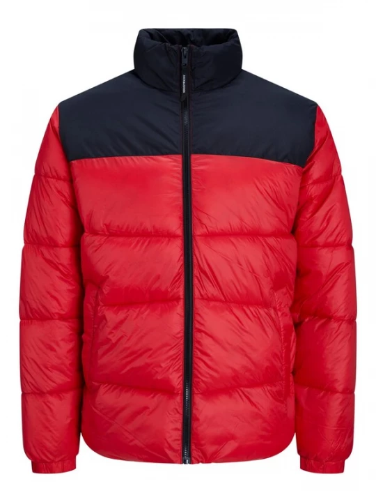 Foto van product JACK & JONES Winterjas 'Chili' nachtblauw / rood