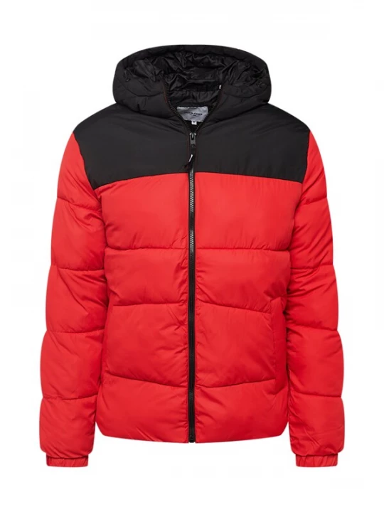 Foto van product JACK & JONES Winterjas 'JJChili' rood / zwart