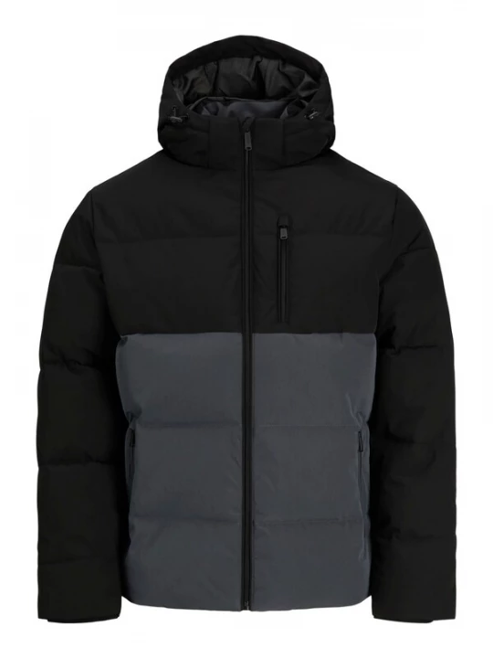 Foto van product JACK & JONES Winterjas 'JJEBECKS' donkergrijs / zwart