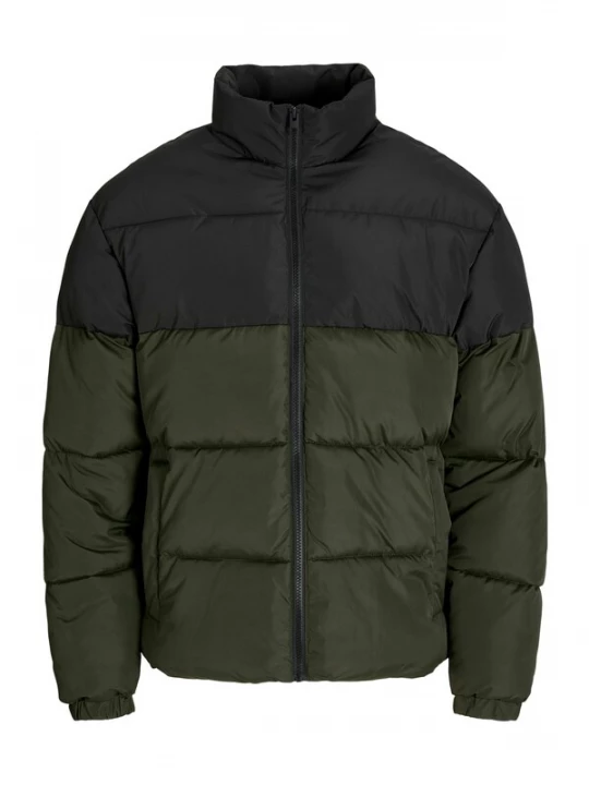 Foto van product JACK & JONES Winterjas 'Maze' donkergroen / zwart