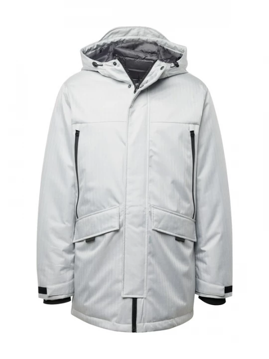 Foto van product JACK & JONES Winterparka 'JCOBlack' lichtgrijs / zwart