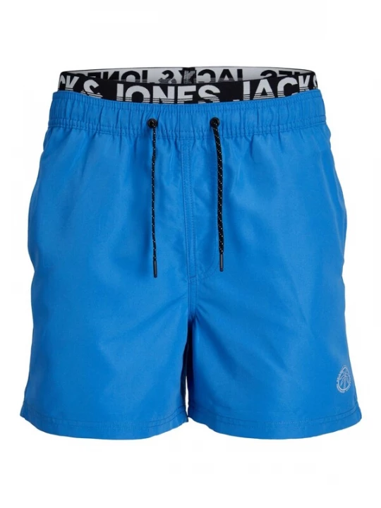 Foto van product JACK & JONES Zwemshorts 'Fiji' blauw / grijs / zwart