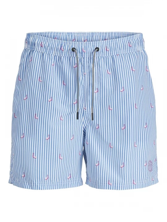 Foto van product JACK & JONES Zwemshorts 'JPSTFiji' hemelsblauw / orchidee / pastellila / wit