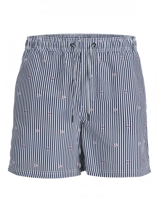 Foto van product JACK & JONES Zwemshorts 'JPSTFiji' marine / rood / wit