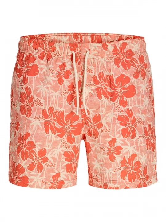 Foto van product JACK & JONES Zwemshorts 'JPSTMAUI FLOWER' crème / kreeft