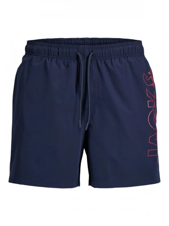 Foto van product JACK & JONES Zwemshorts 'JPSTMaui' navy / rood