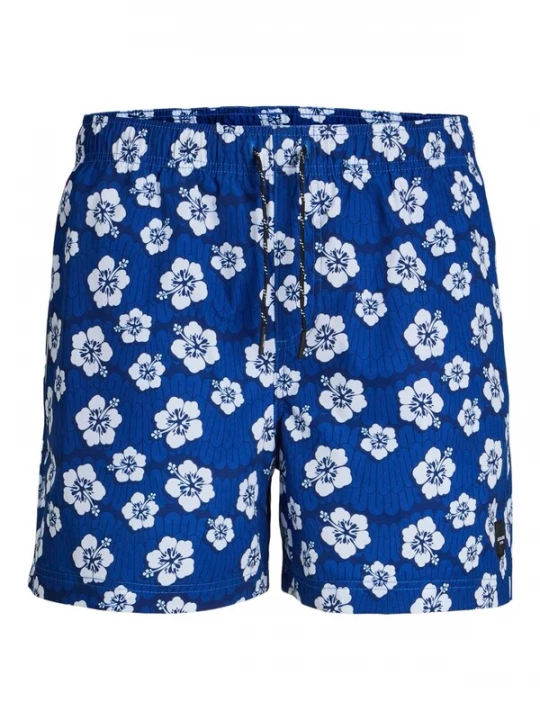 Foto van product JACK & JONES Zwemshorts 'JPSTMaui' royal blue / koningsblauw / donkerblauw / wit