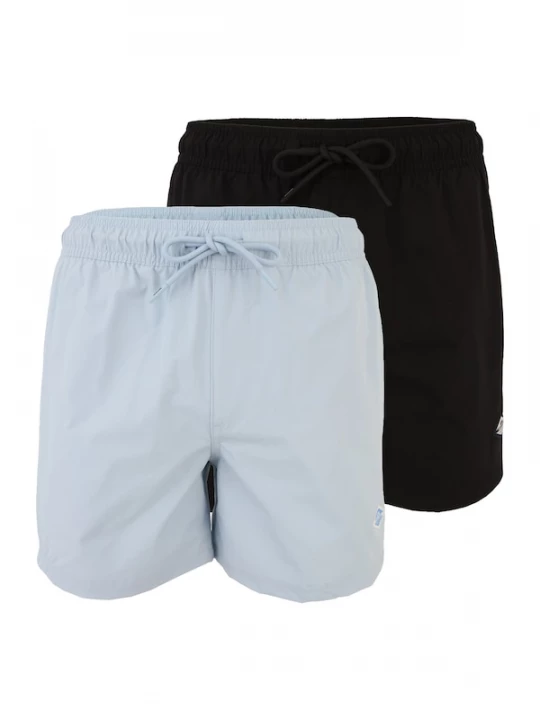 Foto van product JACK & JONES Zwemshorts 'JPSTMaui Tropic' pastelblauw / zwart