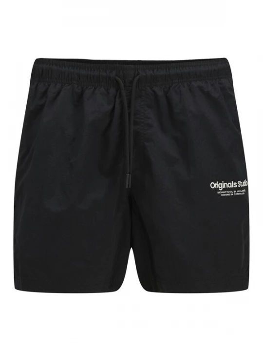 Foto van product JACK & JONES Zwemshorts 'NAXOS' zwart / wit