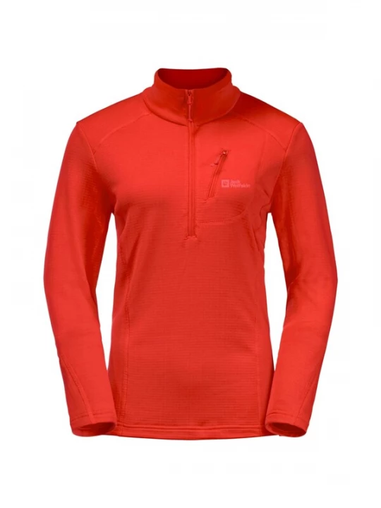 Foto van product JACK WOLFSKIN Functionele fleece jas oranje