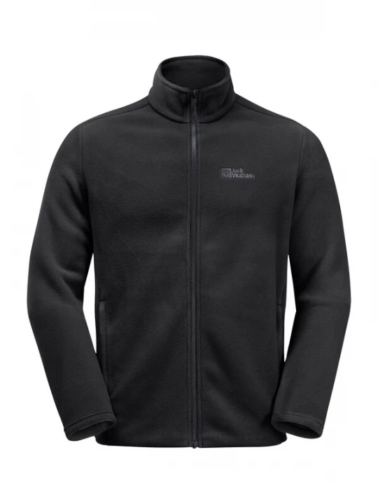 Foto van product JACK WOLFSKIN Funktionele fleece-jas 'Winterstein' stone grey / zwart
