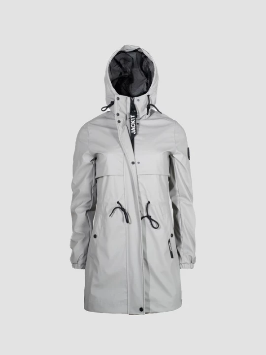 Foto van product JACK1T Outdoorjas ' Aurora-Regenmantel mit Cape ' grijs