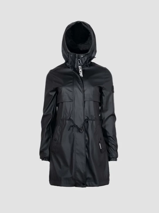 Foto van product JACK1T Outdoorjas ' Aurora-Regenmantel mit Cape ' zwart