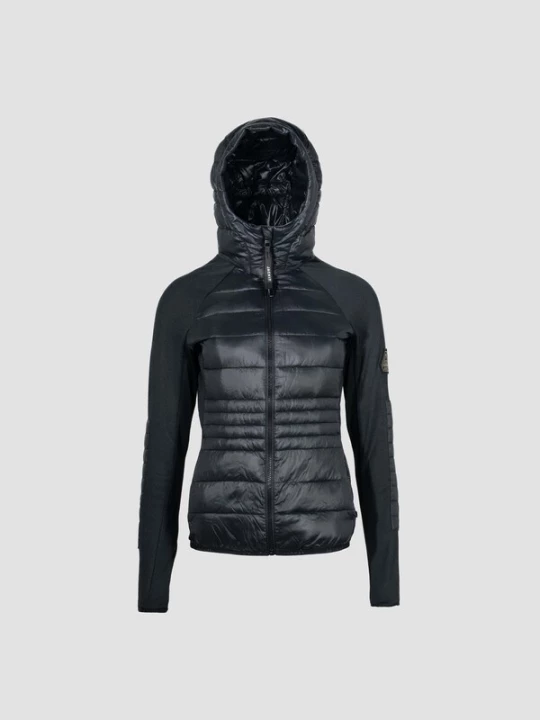 Foto van product JACK1T Outdoorjas ' Calypso Hybrid Hood ' zwart