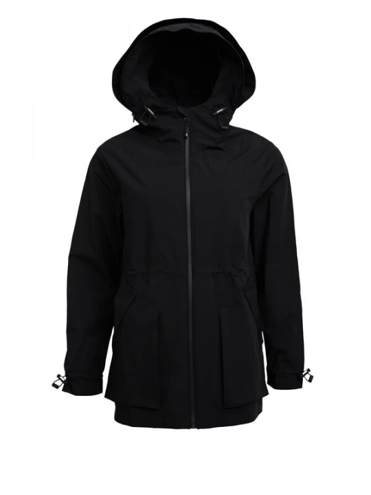 Foto van product JACK1T Outdoorjas ' Helio Mid Windbreaker ' zwart
