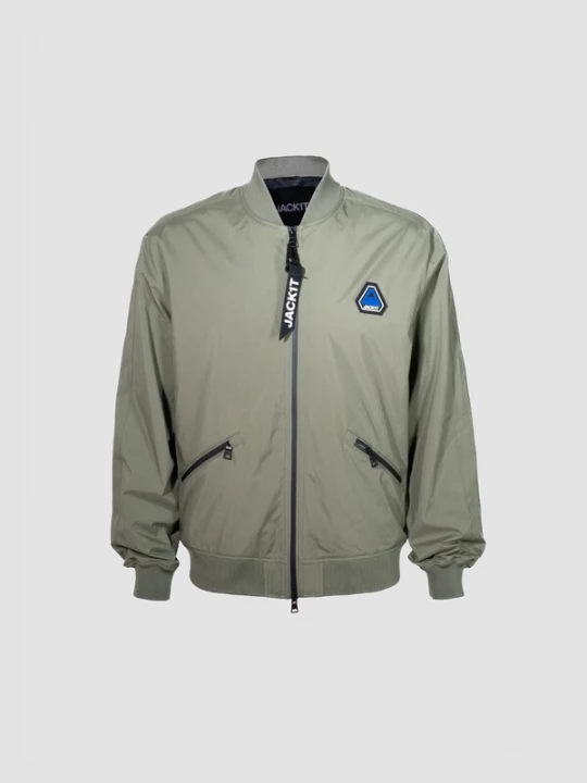 Foto van product JACK1T Outdoorjas ' Oberon Tech Bomber ' olijfgroen