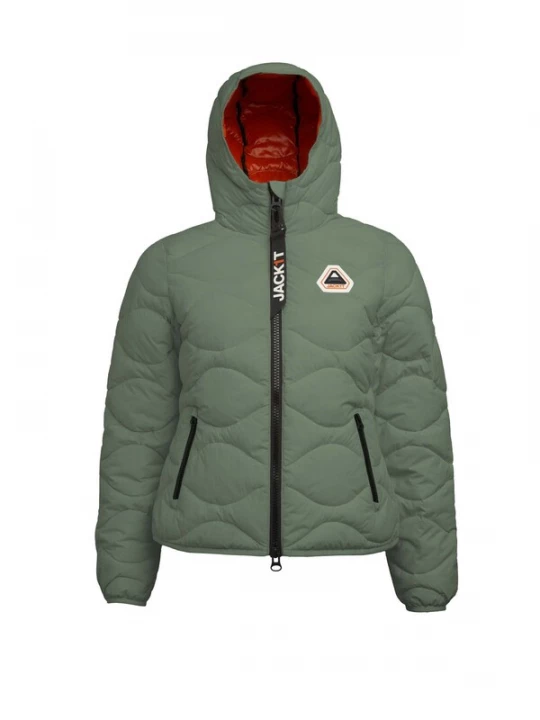 Foto van product JACK1T Outdoorjas ' ORB1T Steppjacke ' olijfgroen