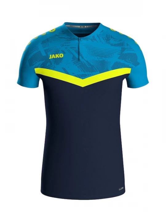Foto van product JAKO Functioneel shirt blauw / navy / limoen