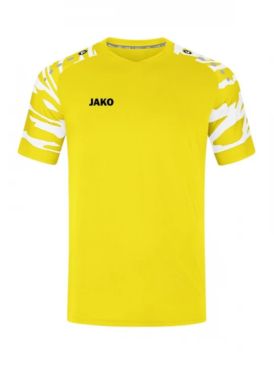 Foto van product JAKO Functioneel shirt geel / zilvergrijs / zwart / wit