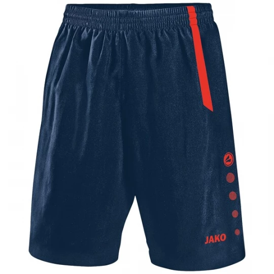 Foto van product JAKO Sportbroek 'Turin' navy / donkeroranje