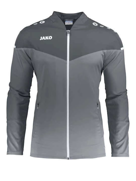 Foto van product JAKO Sportjas grijs / donkergrijs / wit