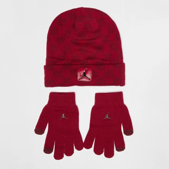 Foto van product Jan Monogram Beanie Set (2 Piece) Nike rood