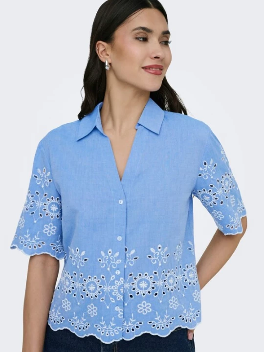 Foto van product JDY Blouse 'marina' lichtblauw