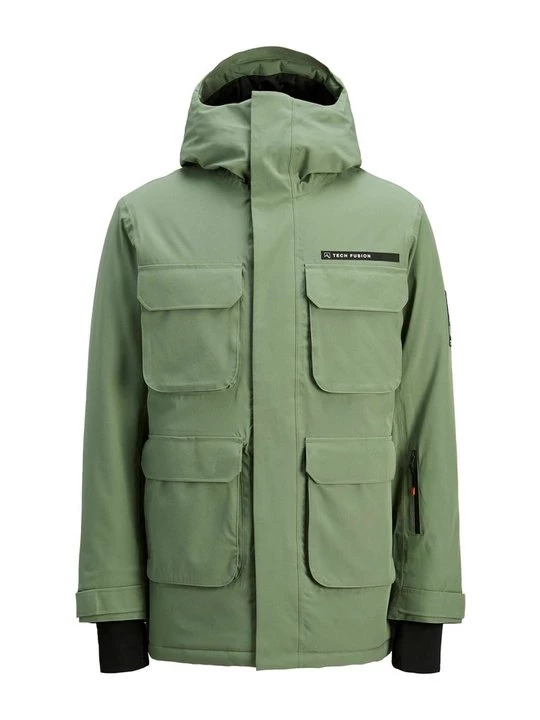 Foto van product Jas Jack&Jones groen gemêleerd