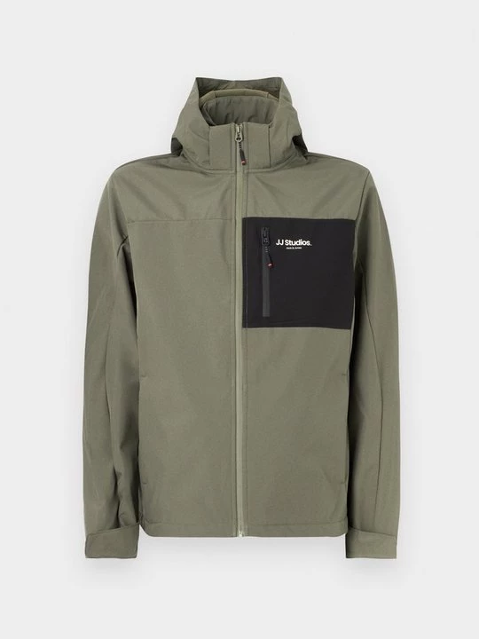 Foto van product Jas Jack&Jones olijfgroen gemêleerd