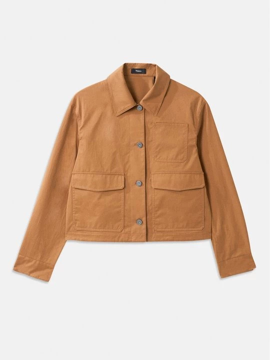 Foto van product Jas Theory camel