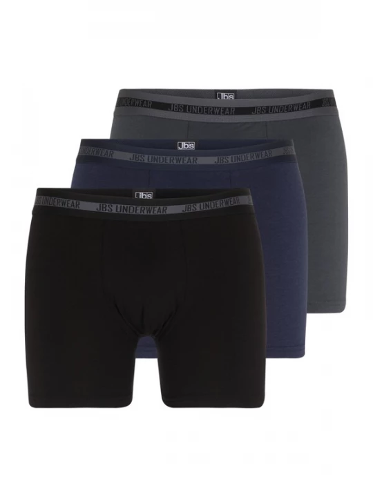 Foto van product jbs Boxershorts donkerblauw / grijs / zwart