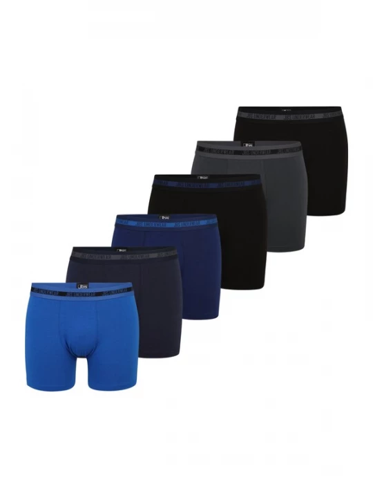 Foto van product jbs Boxershorts duifblauw / hemelsblauw / donkerblauw / grijs / zwart