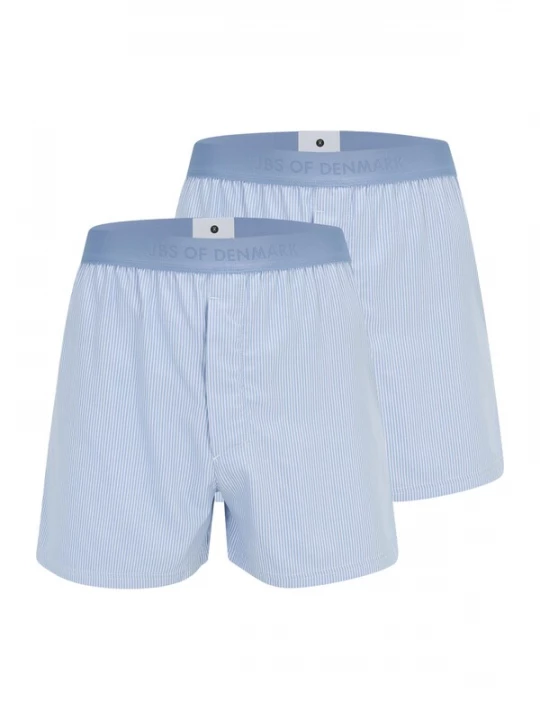 Foto van product JBS OF DENMARK Boxershorts lichtblauw / wit