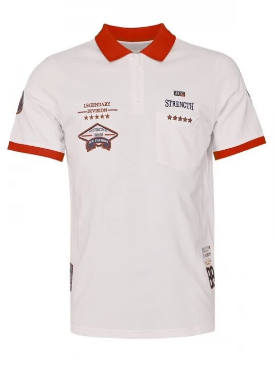 Foto van product JCC Shirt navy / rood / wit
