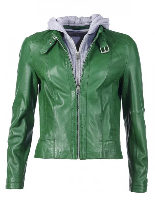Foto van product JCC Tussenjas lichtgrijs / groen
