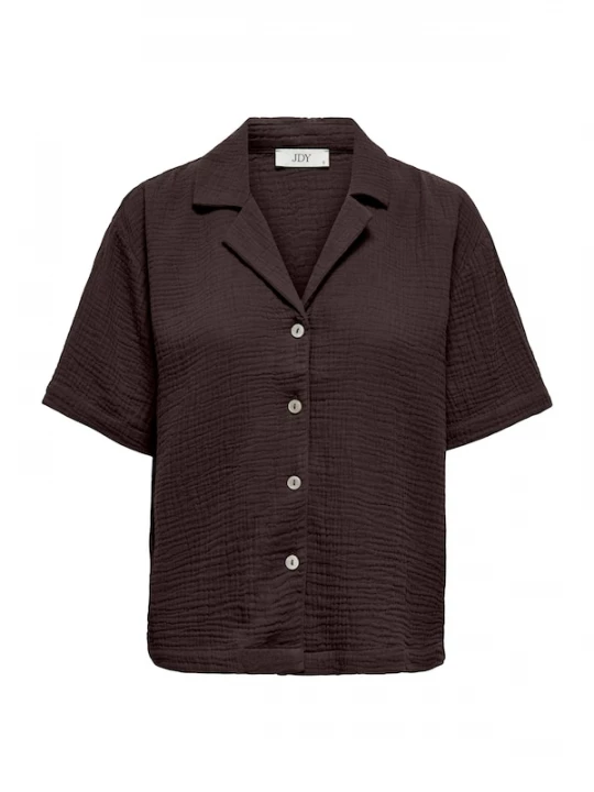 Foto van product JDY Blouse 'JDYTHEIS' chocoladebruin