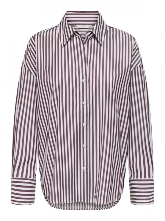 Foto van product JDY Blouse 'JDYVesper' donkerlila / wit