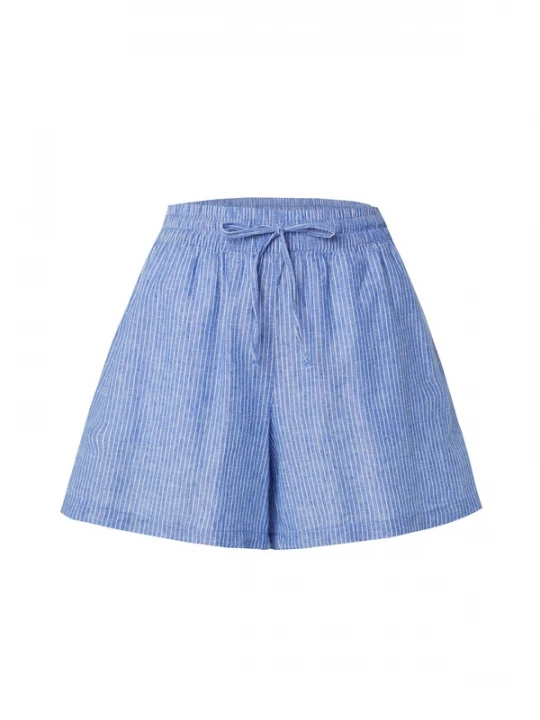 Foto van product JDY Broek 'Mila' saffier / wit