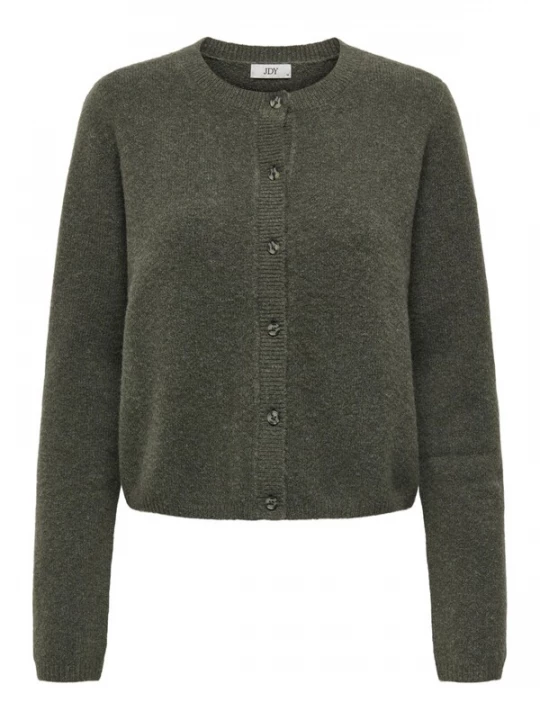 Foto van product JDY Gebreid vest 'CHLOE' grijs gemêleerd