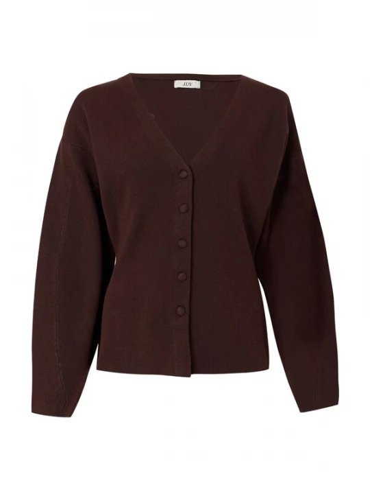 Foto van product JDY Gebreid vest 'JDYPRIME' chocoladebruin