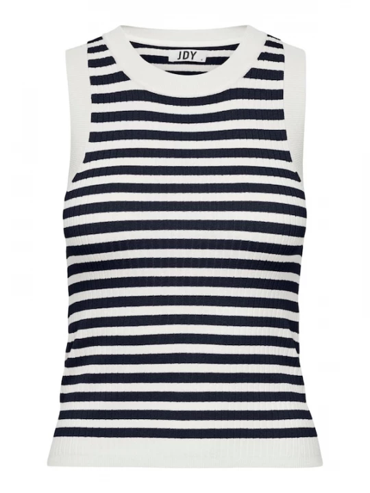 Foto van product JDY Gebreide top 'JDYAYA' navy / wit