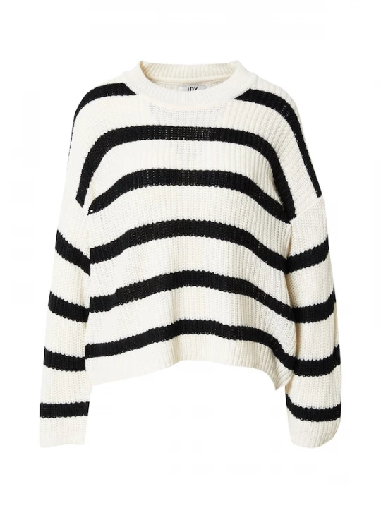 Foto van product JDY Oversized trui 'JDYJusty' crème / zwart