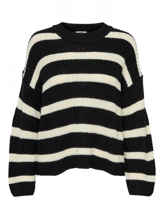 Foto van product JDY Oversized trui 'JDYJusty' crème / zwart