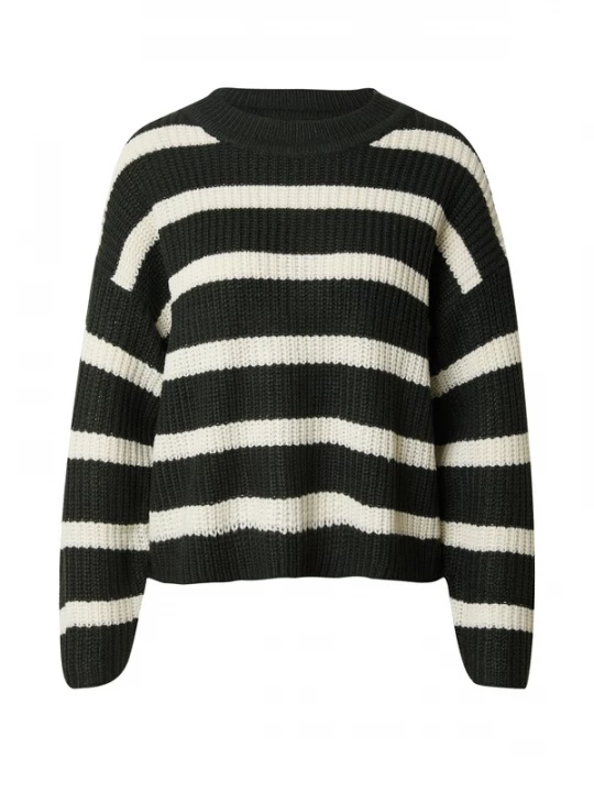 Foto van product JDY Oversized trui 'JDYJusty' lichtbeige / donkergroen