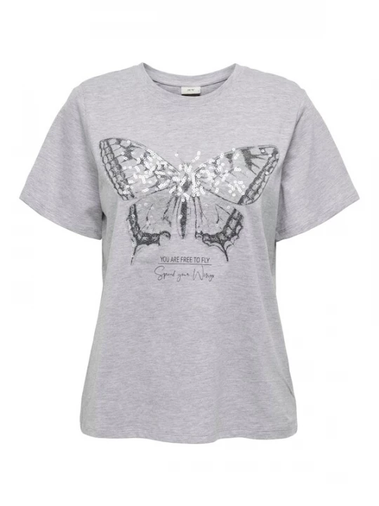 Foto van product JDY Shirt 'JDYBIBBI' antraciet / lichtgrijs