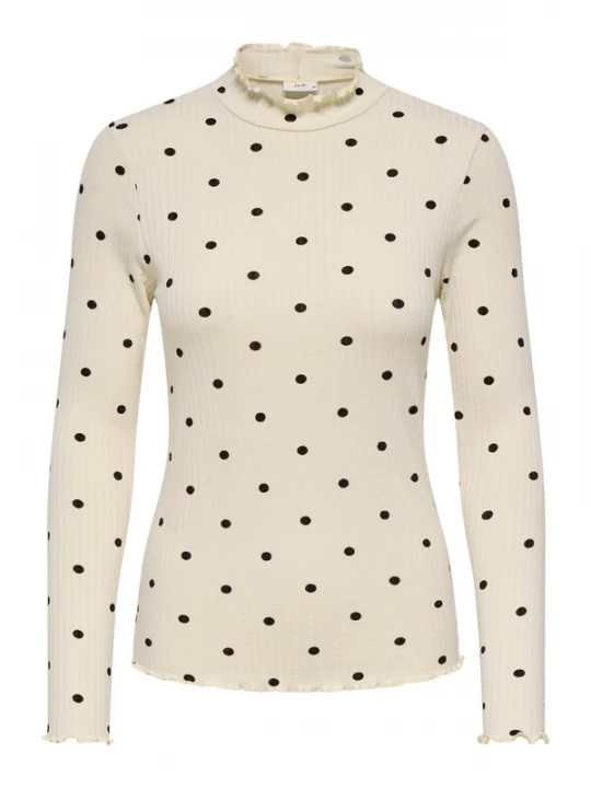 Foto van product JDY Shirt 'JDYFRANSISKA' beige / zwart