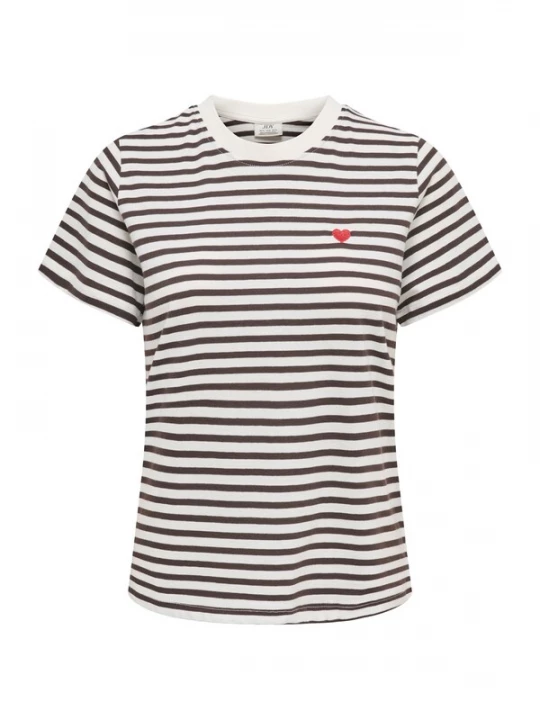 Foto van product JDY Shirt 'JDYPISA' bruin / wit